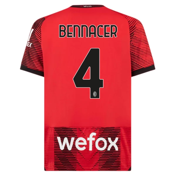 Maglia AC Milan Bennacer 4 Divisa Prima 2023/24 Maglia AC Milan Bennacer 4 Divisa Prima 2023/24