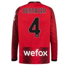 Maglia AC Milan Bennacer 4 Divisa Prima 2023/24 Manica Lunga