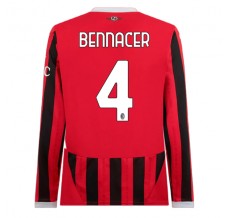 Maglia AC Milan Bennacer 4 Divisa Prima 2024/25 Manica Lunga