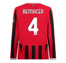 Maglia AC Milan Bennacer 4 Divisa Prima 2024/25 Manica Lunga Maglia AC Milan Bennacer 4 Divisa Prima 2024/25 Manica Lunga