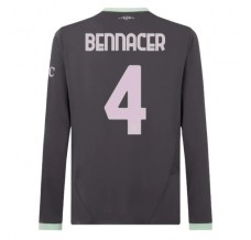 Maglia AC Milan Bennacer 4 Divisa Terza 2024/25 Manica Lunga