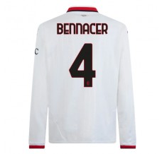 Maglia AC Milan Bennacer 4 Divisa Trasferta 2024/25 Manica Lunga