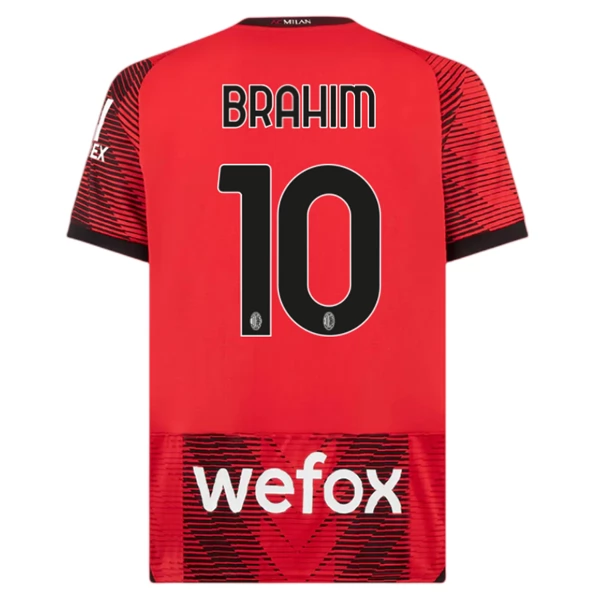 Maglia AC Milan Brahim 10 Divisa Prima 2023/24 Maglia AC Milan Brahim 10 Divisa Prima 2023/24