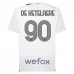 Maglia AC Milan De Ketelaere 90 Divisa Trasferta 2023/24 Maglia AC Milan De Ketelaere 90 Divisa Trasferta 2023/24