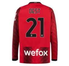 Maglia AC Milan Dest 21 Divisa Prima 2023/24 Manica Lunga Maglia AC Milan Dest 21 Divisa Prima 2023/24 Manica Lunga