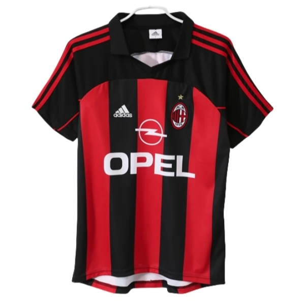 Maglia AC Milan Divisa Prima Retro 2000-02 Maglia AC Milan Divisa Prima Retro 2000-02