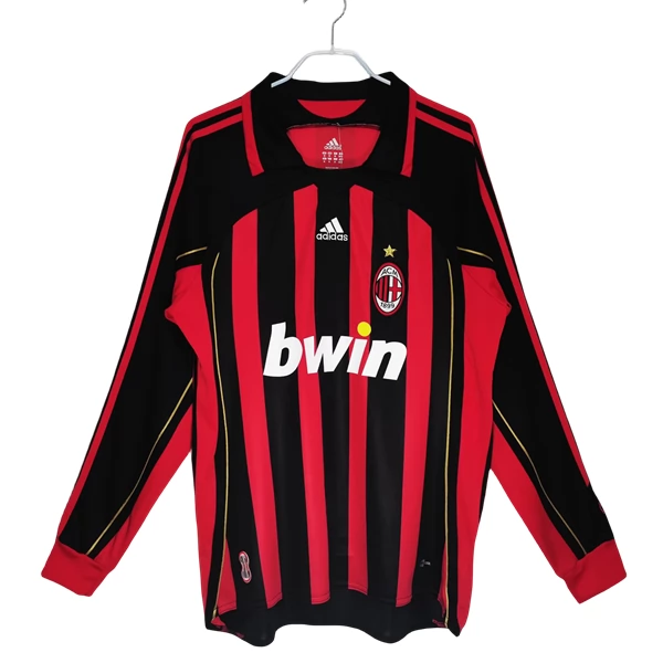 Maglia AC Milan Divisa Prima Retro 2006-07 Manica Lunga Maglia AC Milan Divisa Prima Retro 2006-07 Manica Lunga