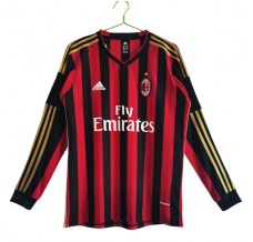 Maglia AC Milan Divisa Prima Retro 2013-14 Manica Lunga