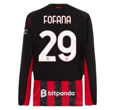 Maglia AC Milan Fofana 29 Divisa Prima 2025/26 Manica Lunga