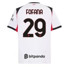 Maglia AC Milan Fofana 29 Divisa Trasferta 2025/26 Maglia AC Milan Fofana 29 Divisa Trasferta 2025/26