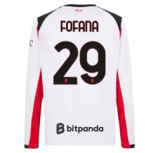 Maglia AC Milan Fofana 29 Divisa Trasferta 2025/26 Manica Lunga