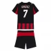 Maglia AC Milan Gimenez 7 Bambino Divisa Prima 2025/26 Maglia AC Milan Gimenez 7 Bambino Divisa Prima 2025/26