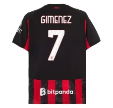 Maglia AC Milan Gimenez 7 Divisa Prima 2025/26 Maglia AC Milan Gimenez 7 Divisa Prima 2025/26