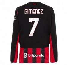 Maglia AC Milan Gimenez 7 Divisa Prima 2025/26 Manica Lunga