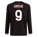 Maglia AC Milan Giroud 9 Divisa Prima 2022/23 Manica Lunga