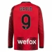 Maglia AC Milan Giroud 9 Divisa Prima 2023/24 Manica Lunga Maglia AC Milan Giroud 9 Divisa Prima 2023/24 Manica Lunga