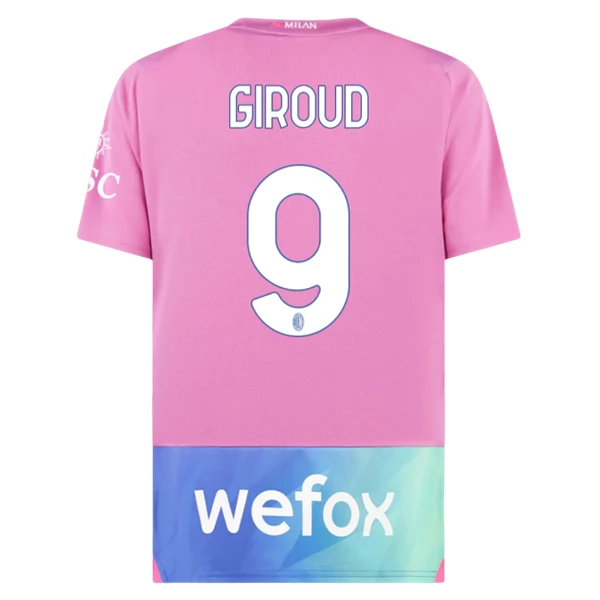 Maglia AC Milan Giroud 9 Divisa Terza 2023/24 Maglia AC Milan Giroud 9 Divisa Terza 2023/24
