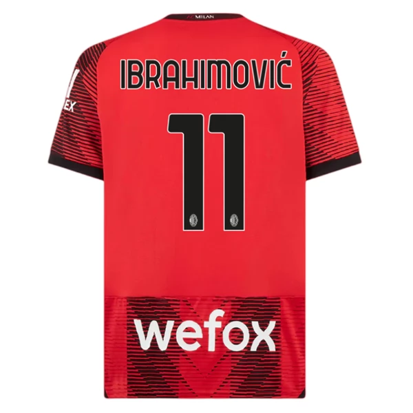 Maglia AC Milan Ibrahimović 11 Divisa Prima 2023/24 Maglia AC Milan Ibrahimović 11 Divisa Prima 2023/24
