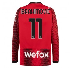 Maglia AC Milan Ibrahimović 11 Divisa Prima 2023/24 Manica Lunga