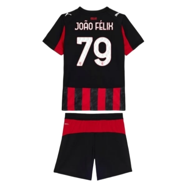 Maglia AC Milan João Félix 79 Bambino Divisa Prima 2025/26 Maglia AC Milan João Félix 79 Bambino Divisa Prima 2025/26