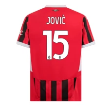 Maglia AC Milan Jović 15 Divisa Prima 2024/25 Maglia AC Milan Jović 15 Divisa Prima 2024/25