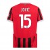 Maglia AC Milan Jović 15 Divisa Prima 2024/25