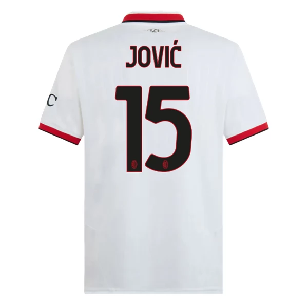 Maglia AC Milan Jović 15 Divisa Trasferta 2024/25 Maglia AC Milan Jović 15 Divisa Trasferta 2024/25