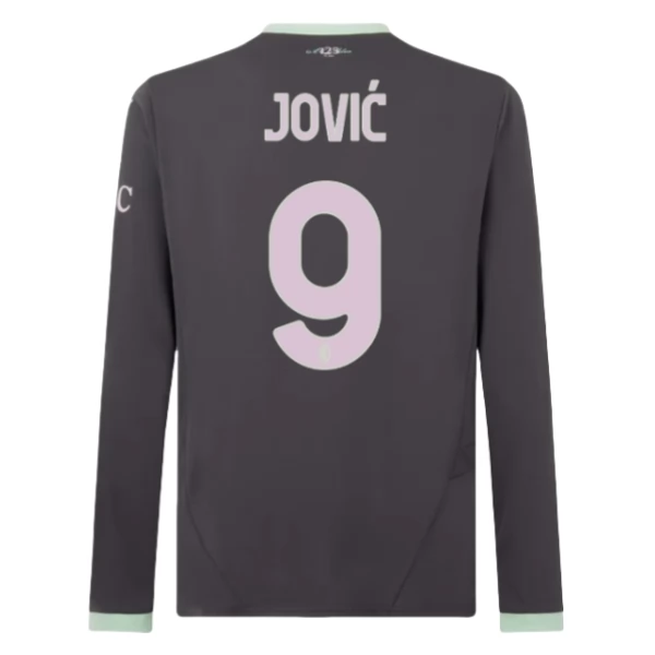 Maglia AC Milan Jović 9 Divisa Terza 2024/25 Manica Lunga Maglia AC Milan Jović 9 Divisa Terza 2024/25 Manica Lunga