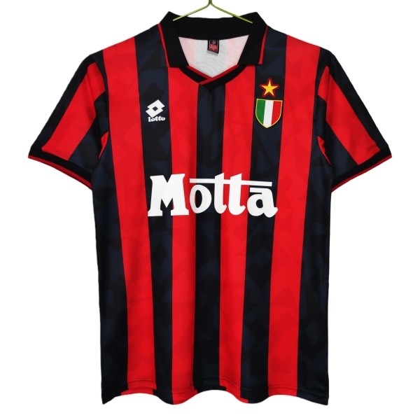 Maglia AC Milan Kit Gara Home Retro 1993-94 Maglia AC Milan Kit Gara Home Retro 1993-94