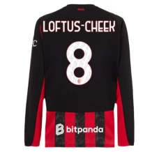 Maglia AC Milan Loftus-Cheek 8 Divisa Prima 2025/26 Manica Lunga Maglia AC Milan Loftus-Cheek 8 Divisa Prima 2025/26 Manica Lunga