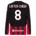 Maglia AC Milan Loftus-Cheek 8 Divisa Prima 2025/26 Manica Lunga Maglia AC Milan Loftus-Cheek 8 Divisa Prima 2025/26 Manica Lunga