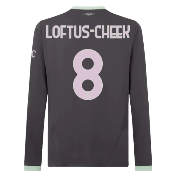Maglia AC Milan Loftus-Cheek 8 Divisa Terza 2024/25 Manica Lunga Maglia AC Milan Loftus-Cheek 8 Divisa Terza 2024/25 Manica Lunga