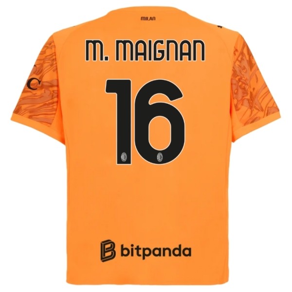 Maglia AC Milan M.Maignan 16 Kit Gara Away Portiere 2025/26 Maglia AC Milan M.Maignan 16 Kit Gara Away Portiere 2025/26