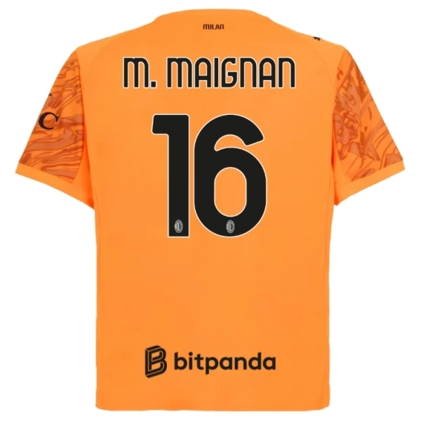 Maglia AC Milan M.Maignan 16 Kit Gara Away Portiere 2025/26 Maglia AC Milan M.Maignan 16 Kit Gara Away Portiere 2025/26