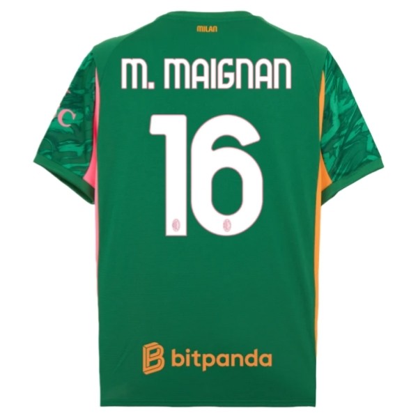 Maglia AC Milan M.Maignan 16 Kit Gara Third Portiere 2025/26 Maglia AC Milan M.Maignan 16 Kit Gara Third Portiere 2025/26