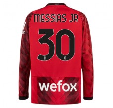 Maglia AC Milan Messias Jr 30 Divisa Prima 2023/24 Manica Lunga
