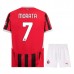 Maglia AC Milan Morata 7 Bambino Divisa Prima 2024/25