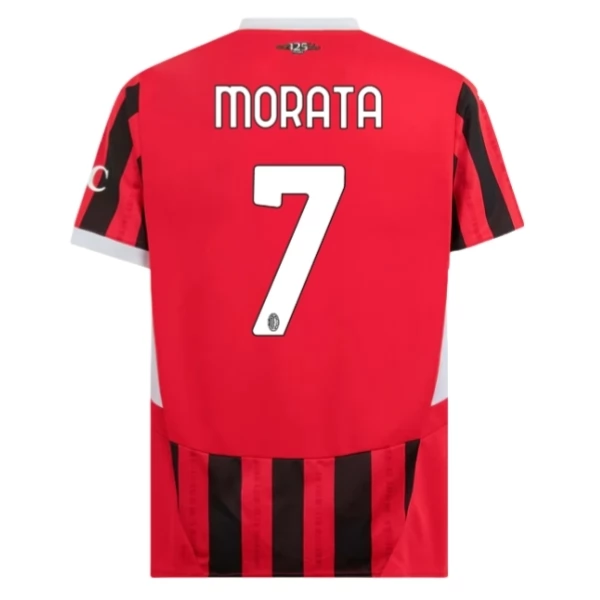 Maglia AC Milan Morata 7 Divisa Prima 2024/25 Maglia AC Milan Morata 7 Divisa Prima 2024/25