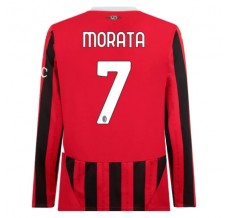 Maglia AC Milan Morata 7 Divisa Prima 2024/25 Manica Lunga