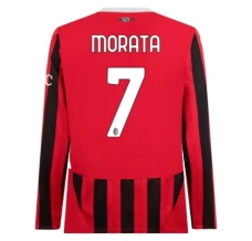 Maglia AC Milan Morata 7 Divisa Prima 2024/25 Manica Lunga Maglia AC Milan Morata 7 Divisa Prima 2024/25 Manica Lunga
