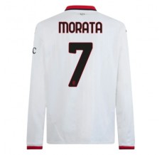 Maglia AC Milan Morata 7 Divisa Trasferta 2024/25 Manica Lunga
