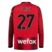 Maglia AC Milan Origi 27 Divisa Prima 2023/24 Manica Lunga Maglia AC Milan Origi 27 Divisa Prima 2023/24 Manica Lunga