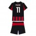 Maglia AC Milan Pulisic 11 Bambino Divisa Prima 2025/26