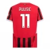 Maglia AC Milan Pulisic 11 Divisa Prima 2024/25 Maglia AC Milan Pulisic 11 Divisa Prima 2024/25
