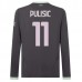 Maglia AC Milan Pulisic 11 Divisa Terza 2024/25 Manica Lunga