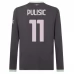 Maglia AC Milan Pulisic 11 Divisa Terza 2024/25 Manica Lunga Maglia AC Milan Pulisic 11 Divisa Terza 2024/25 Manica Lunga