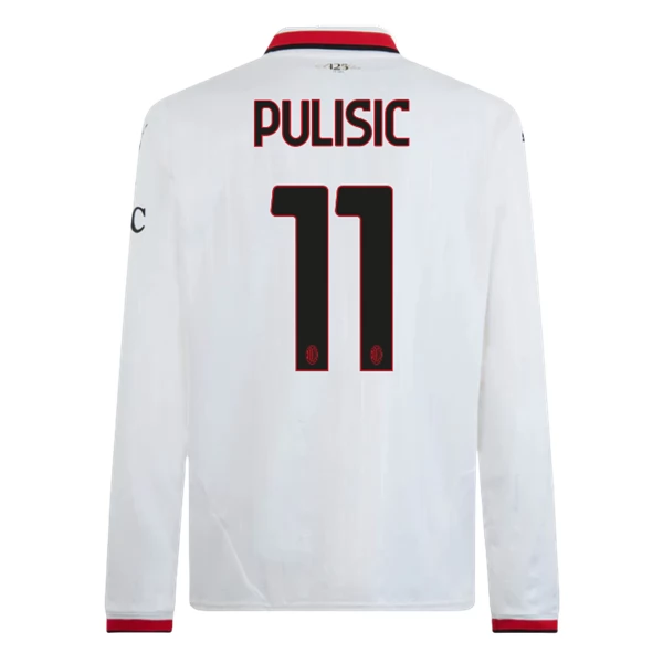 Maglia AC Milan Pulisic 11 Divisa Trasferta 2024/25 Manica Lunga Maglia AC Milan Pulisic 11 Divisa Trasferta 2024/25 Manica Lunga