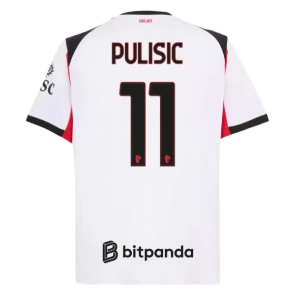 Maglia AC Milan Pulisic 11 Divisa Trasferta 2025/26 Maglia AC Milan Pulisic 11 Divisa Trasferta 2025/26