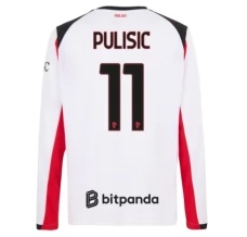 Maglia AC Milan Pulisic 11 Divisa Trasferta 2025/26 Manica Lunga Maglia AC Milan Pulisic 11 Divisa Trasferta 2025/26 Manica Lunga