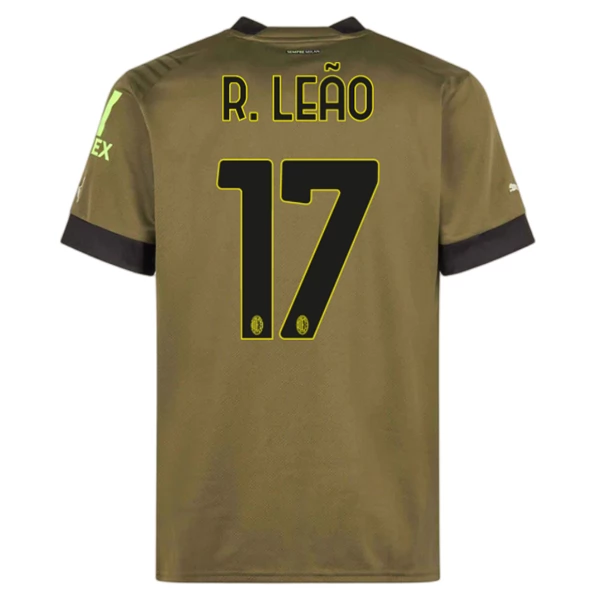 Maglia AC Milan R. Leao 17 Divisa Terza 2022/23 Maglia AC Milan R. Leao 17 Divisa Terza 2022/23